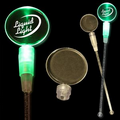 9" Green Round Light-Up Cocktail Stirrers
